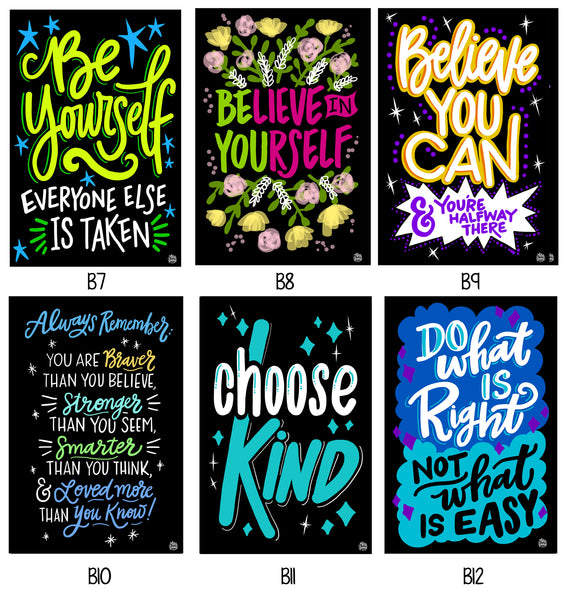 InSTALLing Inspiration - Single Decals | Build Your Own Collection B