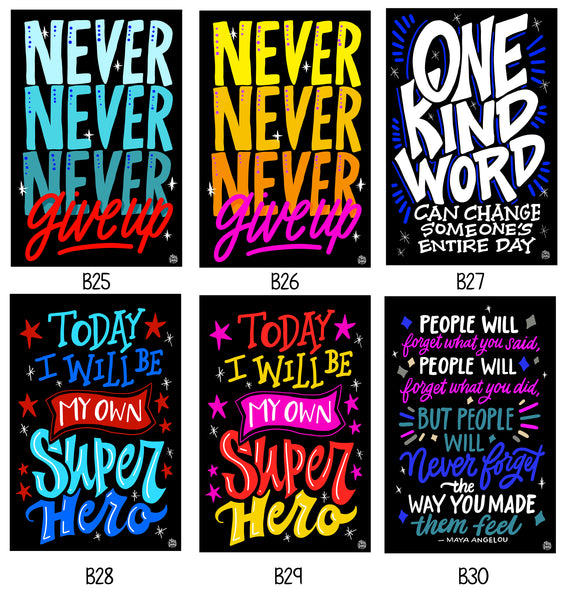 InSTALLing Inspiration - Single Decals | Build Your Own Collection B