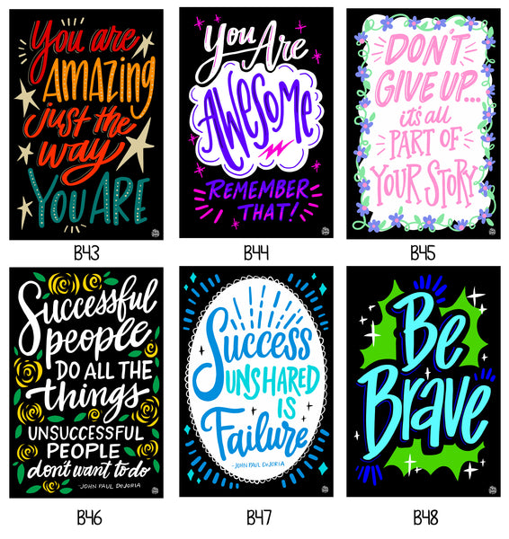 InSTALLing Inspiration - Single Decals | Build Your Own Collection B