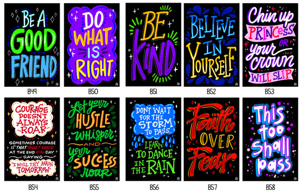 InSTALLing Inspiration - Single Decals | Build Your Own Collection B