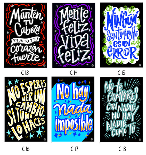 Spanish - Single Decals | Build Your Own Collection C