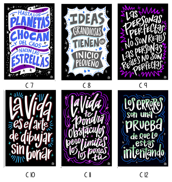 Spanish - Single Decals | Build Your Own Collection C