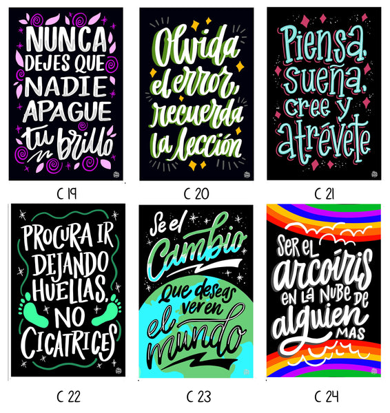 Spanish - Single Decals | Build Your Own Collection C