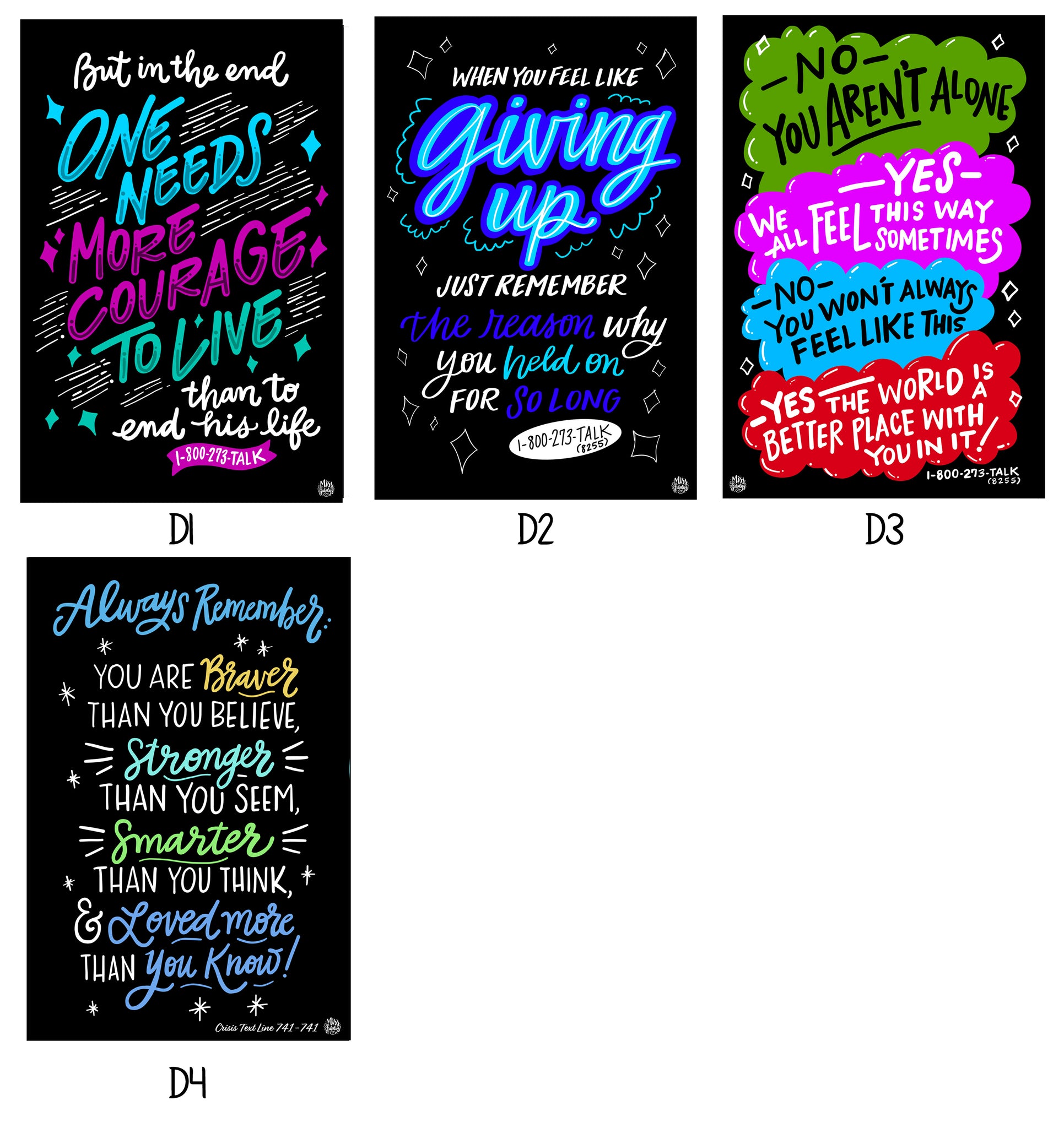 Suicide Prevention - Single Decals | Build Your Own Collection D