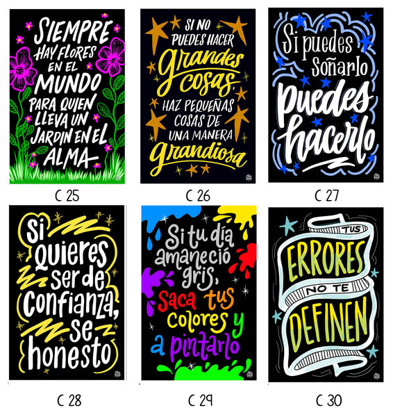 Spanish - Single Decals | Build Your Own Collection C
